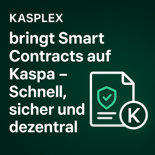 Kaspa goes Future - Smart Contracts